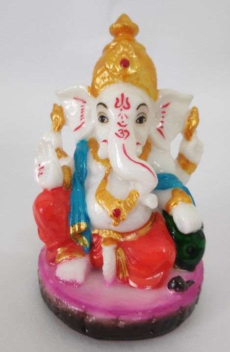 Picture15 Ganesha Statue (Size: 3 inches, Model No:MAA3010) - Image 1