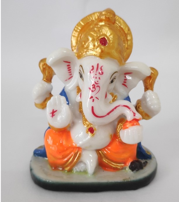 Picture16 Ganesha Statue (Size: 3 inches, Model No:MAA3011) - Image 1