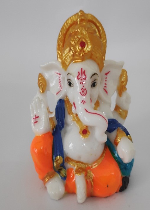 Picture20 Ganesha Statue (Size: 3 inches, Model No:MAA3015) - Image 1