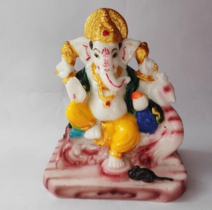 Ganesha Statue (Size: 4 inches, Model No:MAA4002)