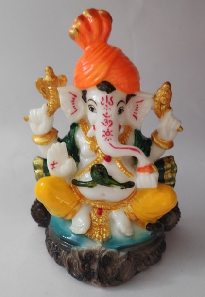 Ganesha Statue (Size: 4 inches, Model No:MAA4010)