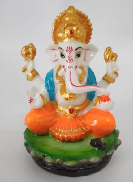 Ganesha Statue (Size: 3 inches, Model No: MAA3002)
